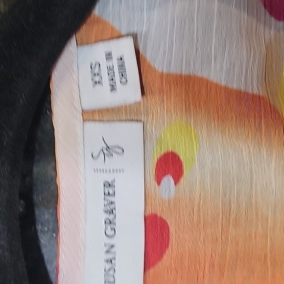 Susan Graver Size XXS Sheer White Floral Open Front Kimono Cardigan w/ Tank - Picture 5 of 6